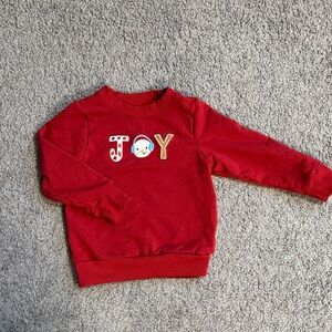 Little Sleepies Play Red Kids Joy Sweatshirt - 18-24 Months